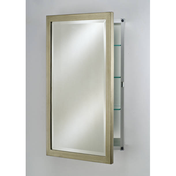 Charlton Home® Holdrege W H Recessed Framed Medicine Mirror
